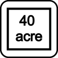 40-Acre Maximum Area Coverage